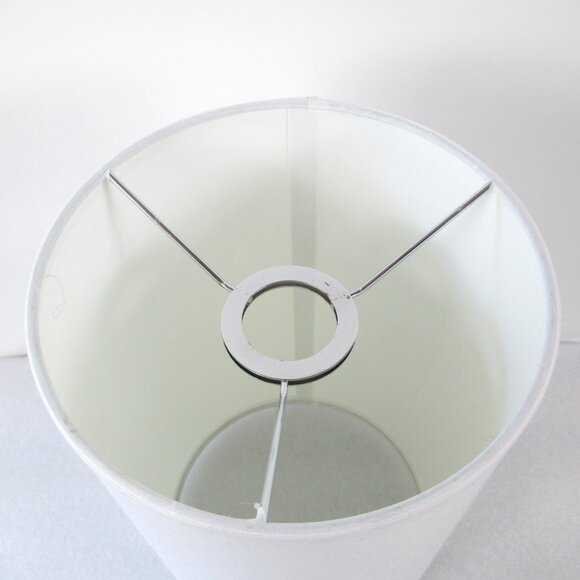 SET OF 2 TALL WHITE LAMPSHADES - Picture 4 of 9